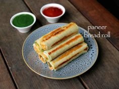 Bread Paneer Rolls